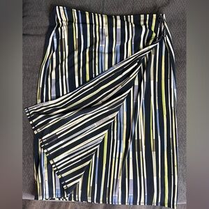 BCBGMaxAzria Wrap Skirt with Tie Elastic Waist Size‎ Large